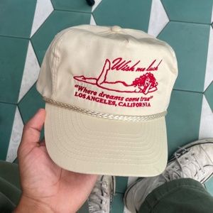 Vintage 70's Wish Me Luck Trucker Hat
